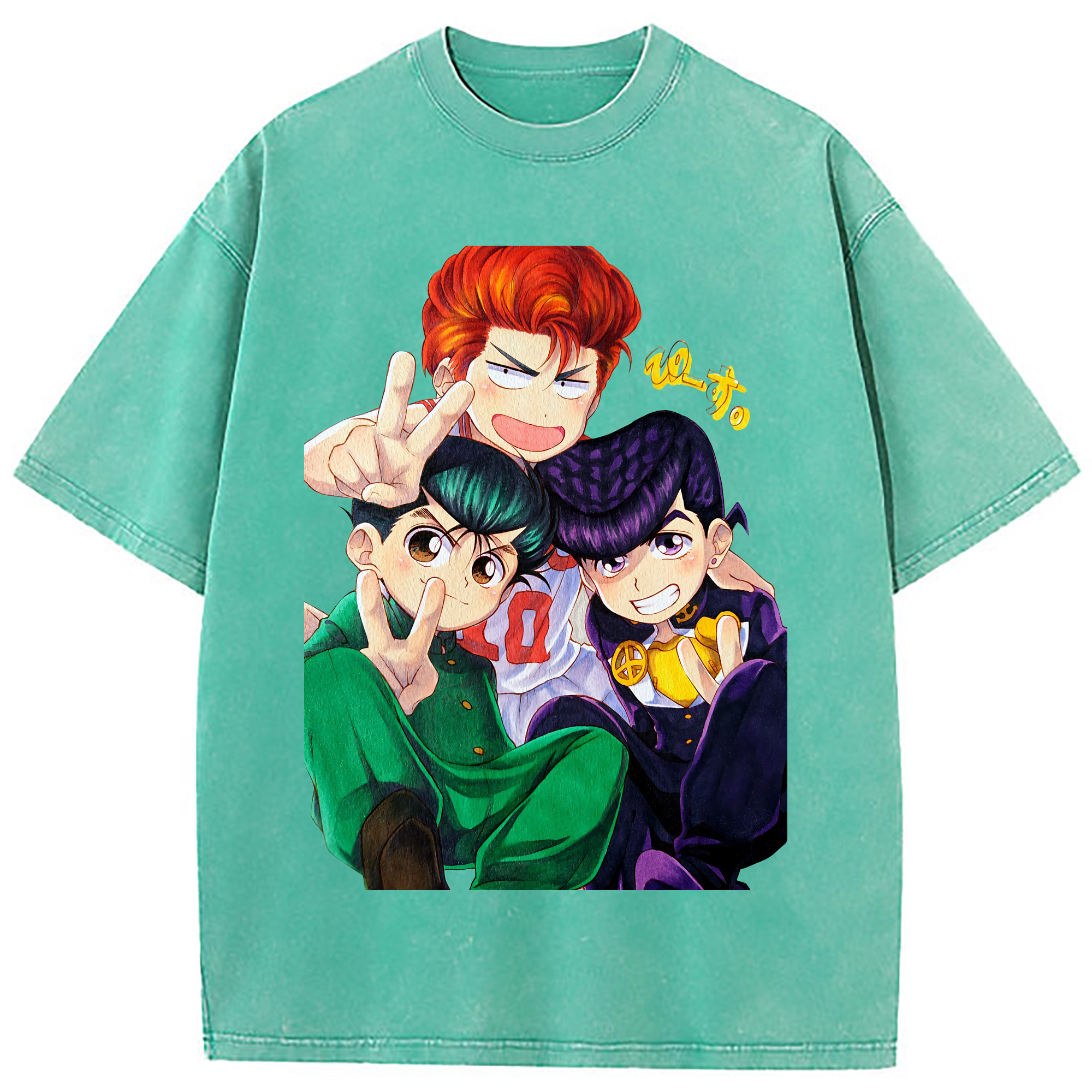 （画像用） SLAM DUNK／スラムダンク 綿100% ヴィンテージ風 半袖Tシャツ（フロントプリント）